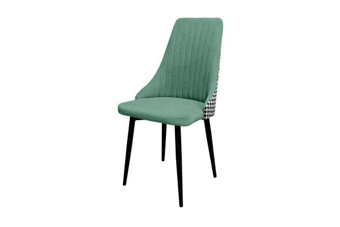 Изображение товара Стул Provans 50х96х56,5 см с тканевой обивкой и металлическими ножками