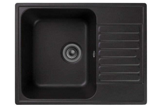 Изображение товара Мойка врезная с крылом Prima RF0460BL 48х62х20 см из кварца