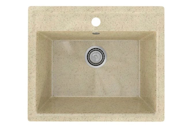 Изображение товара Врезная мойка Kitchen KT565-BE из искусственного камня 56,5х49,5 см