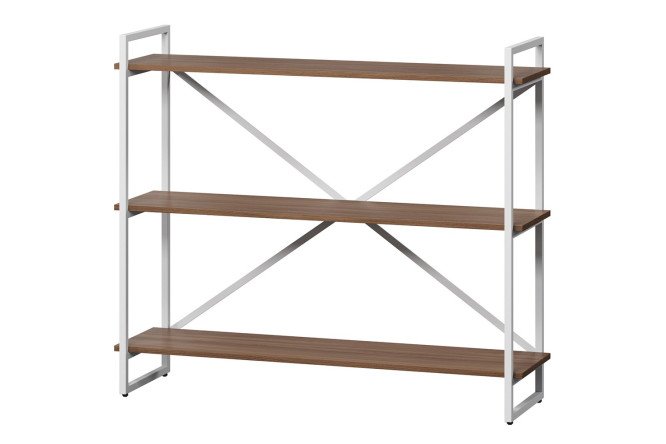 Изображение товара Стеллаж Роквуд Рант - белый и ясень шимо тёмный