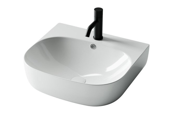 Изображение товара Умывальник накладной пристенный CERAMICANOVA Element CN5011 49х14.5х44.5 см Изображение товара Умывальник накладной пристенный CERAMICANOVA Element CN5011 49х14.5х44.5 см