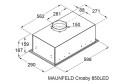 Вытяжка MAUNFELD Crosby 850LED цвет чёрный, 60 см