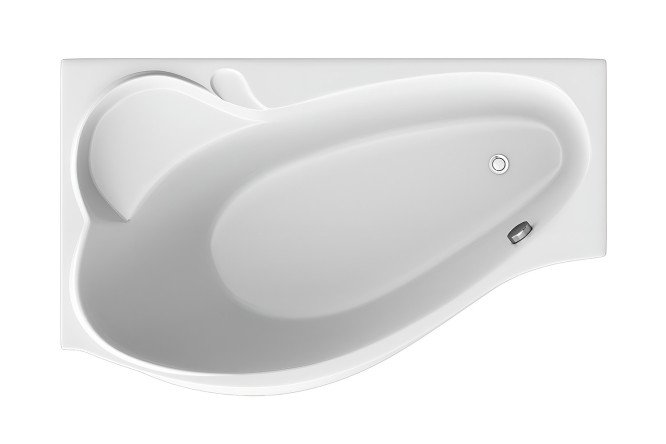 Изображение товара Ванна пристенная Marka One Gracia L, левый, белый 150x90 см