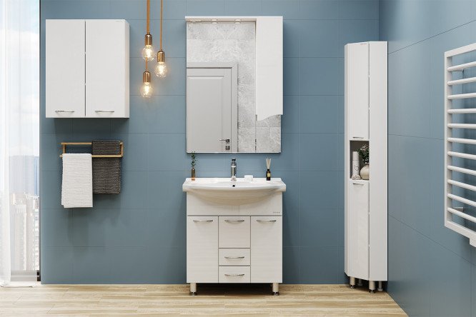 Изображение товара Ванный гарнитур Моника 75 современная мебель для ванной комнаты