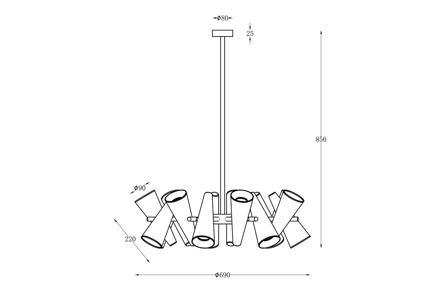 фото Светильник подвесной modern giro hoff