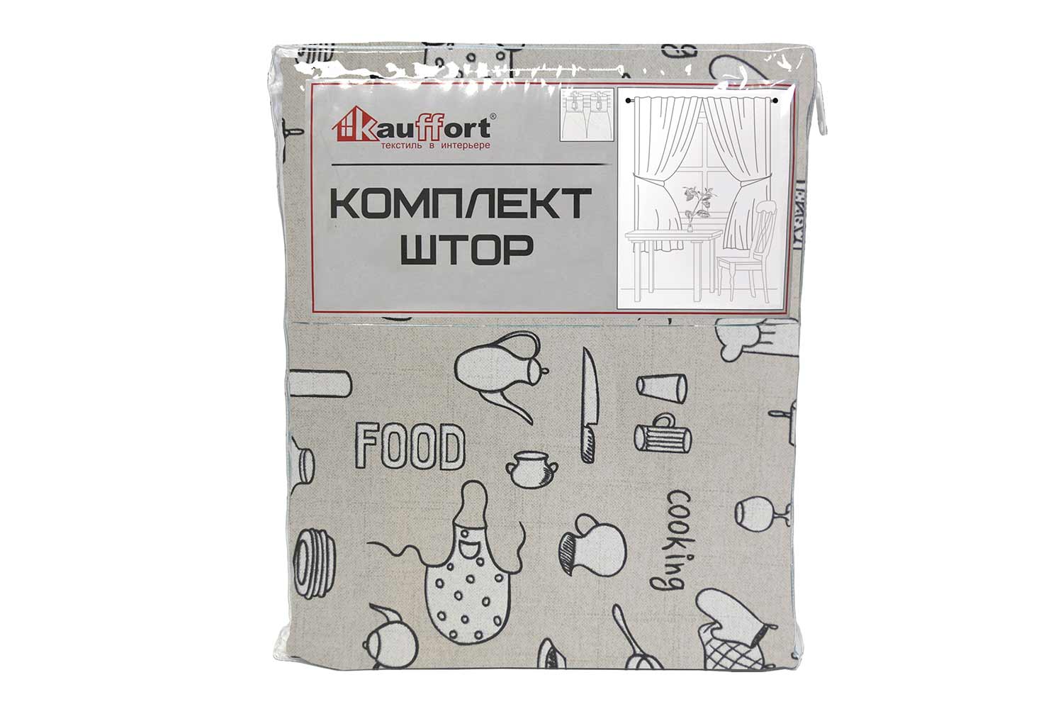 фото Комплект штор на ленте cook-s kauffort