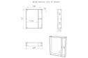 Шкаф-зеркало Alfa 60 ШЗ/19 DA6103HZ 60х72.2х14.3 см