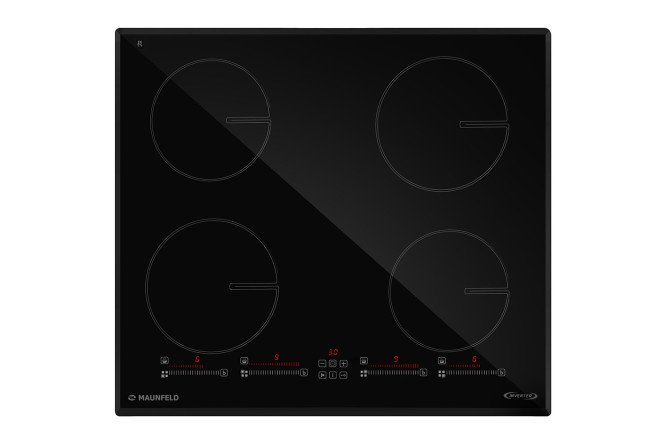 Индукционная варочная панель MAUNFELD AVI6044SS BK, чёрный 59 см