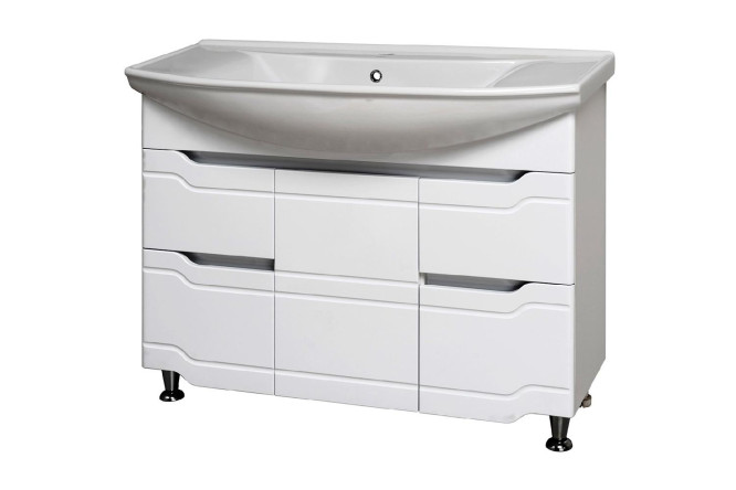 Изображение товара Тумба напольная RUNO Стиль 101.6 см, белая