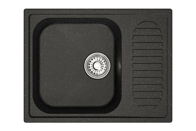 Изображение товара Мойка врезная с крылом MIXLINE ML-GM18 64х49х21 см