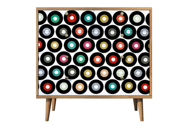 Изображение товара Комод с 5 ящиками Berber 90x90x45 см современный дизайн