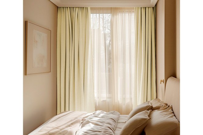 Изображение товара Комплект штор Бархатный Блэкаут 150х270 см 2 шт. жасмин