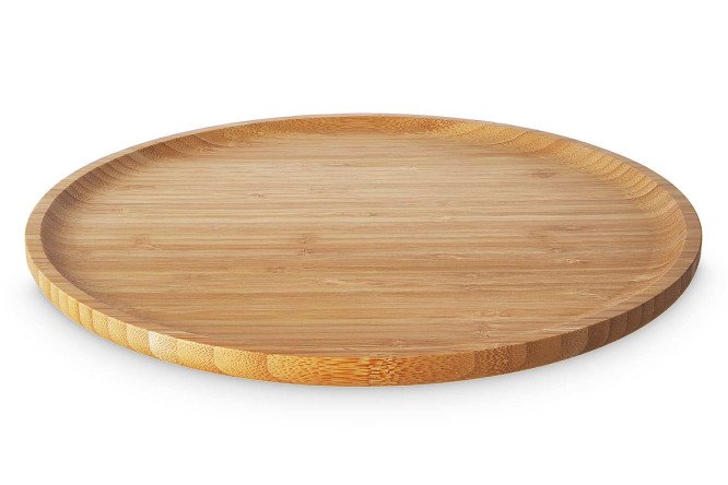 Изображение товара Блюдо из бамбука HOFF Bamboo 33x1,6x33 см натуральный цвет