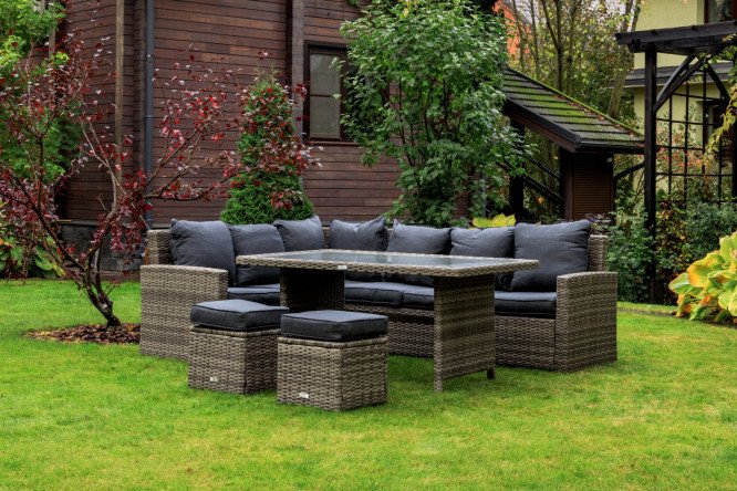 Изображение товара Комплект мебели Zorro цвет каркаса серый, отделки серый