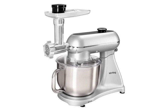 Изображение товара Кухонная машина KORTING KKM 0108 MB S из нержавеющей стали и алюминия