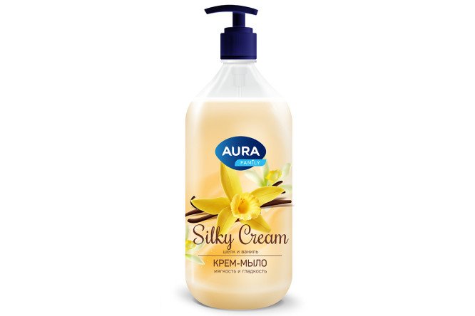 Изображение товара Крем-мыло Silky cream Шёлк и ваниль