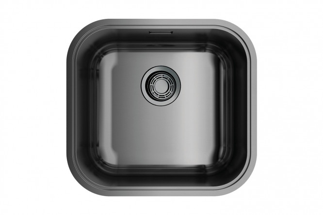 Изображение товара Врезная мойка из нержавеющей стали OMOIKIRI Omi 44-U/I-GM 44.5х41.5х18 см