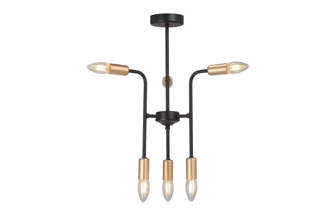 Люстра V3022-1/6PL 18 кв.м., 31.5x49x31.5 см, E14
