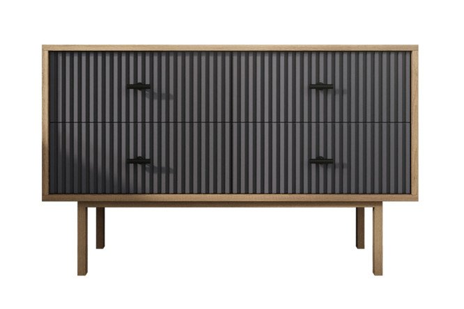 Изображение товара Комод Emerson с 4 ящиками - современный мебельный шкаф для хранения