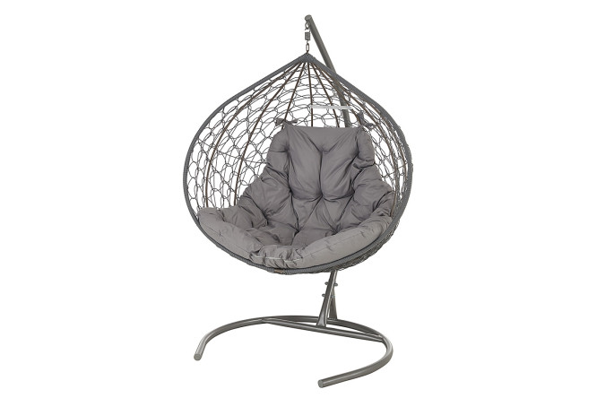 Изображение товара Gemini Gray-Gray: подвесное кресло 135x195 см, 160 кг