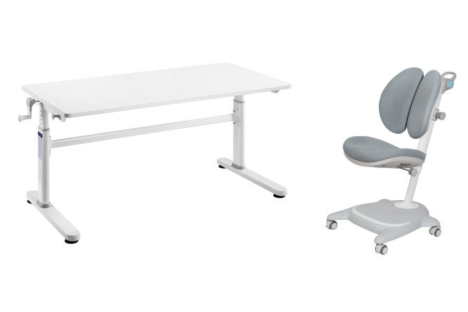 Изображение товара Комплект мебели Cubby парта Imparare Grey и кресло Arnica Grey