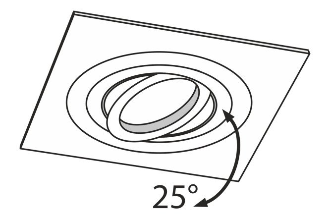 Светильник встраиваемый MAYTONI Downlight Atom 9.2x6x9.2 см, GU10