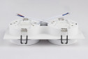 Светильник встраиваемый AMBRELLA LIGHT Techno Spot 1 м², 10.5x4.5x21 см, GX53
