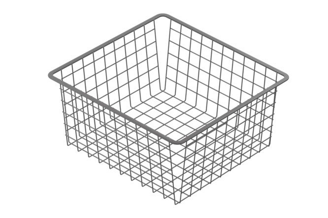 Изображение товара Корзина проволочная выдвижная Оскар для шкафа 39,3х18,5х36,8 см