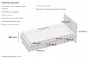 Кровать без подъемного механизма 160х200 см