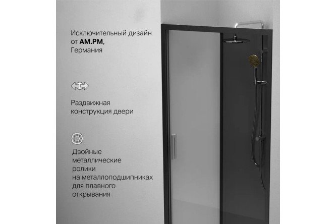 Дверь душевая в нишу AM.PM Gem W90G-100-1-195BG