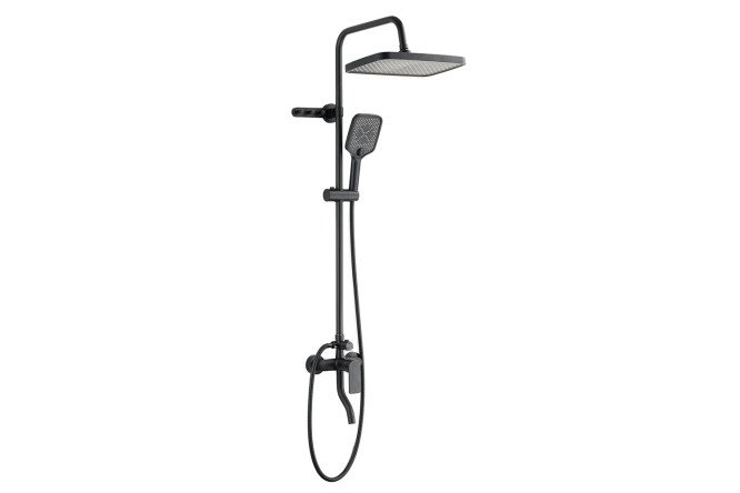 Изображение товара Душевая система ESKO Line EL_ST2000 Black с рычажным смесителем