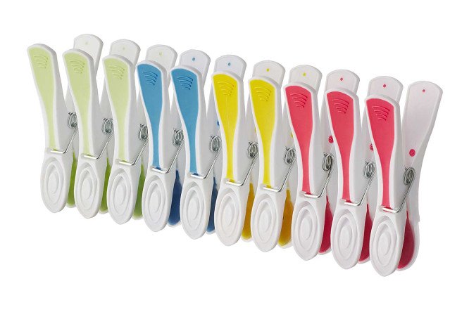 Изображение товара Прищепки бельевые Люкс, цветные и прочные для стирки