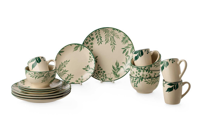 Изображение товара Обеденный сервиз HOFF Верджис на 4 персоны 16 предметов керамика