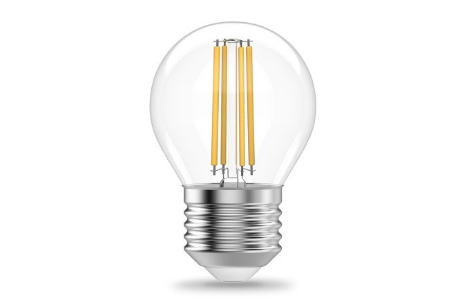 Изображение товара Лампа светодиодная Gauss Filament elementary 52228 E27, 8W, Шар, 4100 К