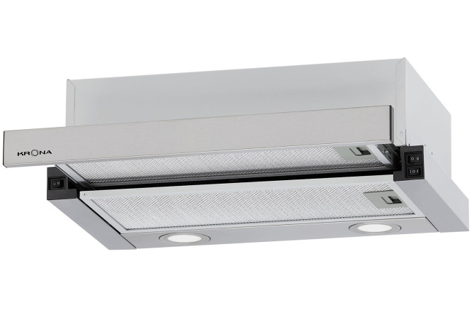Изображение товара Вытяжка KRONAsteel Kamilla T 500 inox цвет нержавеющая сталь, 49.7х16.2х30 см