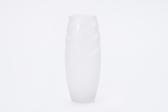 Изображение товара Ваза-бочка Леа 26 см из стекла для цветов и декора