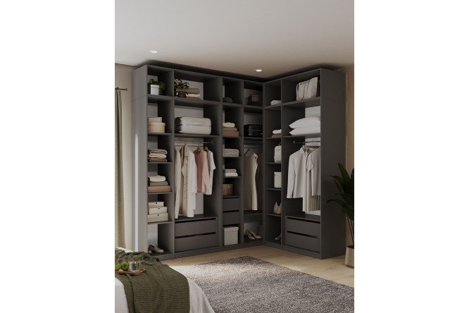 Фото 20 Антресоль София 3-х дверная, графит Фото 20 Антресоль София 3-х дверная, графит
