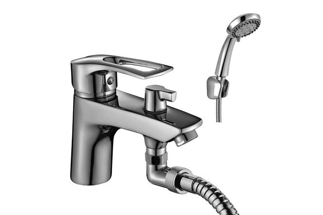 Изображение товара Смеситель для ванны ROSSINKA SILVERMIX T40-38 хром латунь длина 18,3 см