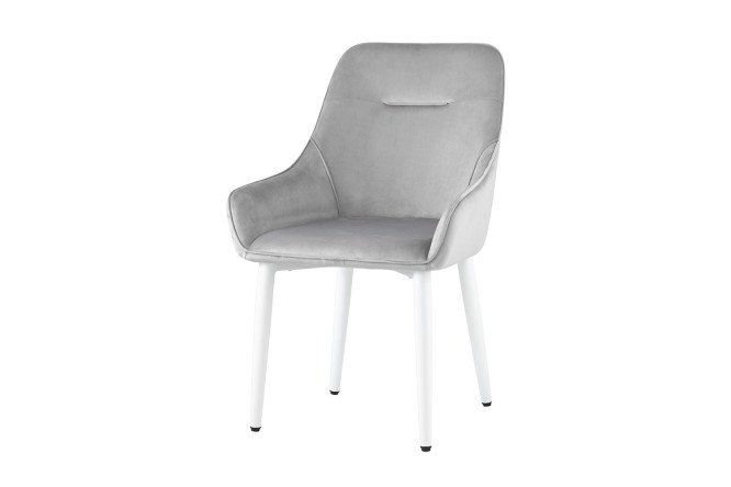 Изображение товара Стул Диана 56х87х60 см с обивкой из велюра и металлическими ножками