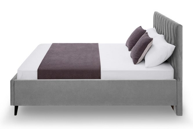 Кровать Tessa цвет серый 120х200 см