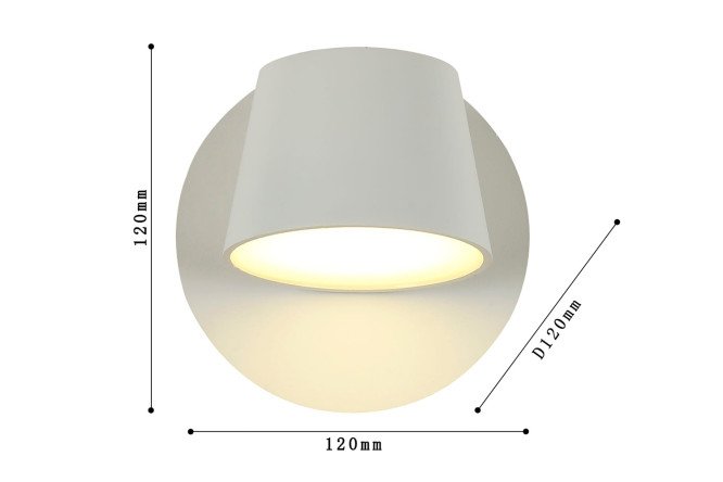 Светильник настенный FAVOURITE Deckel 3 кв.м, LED