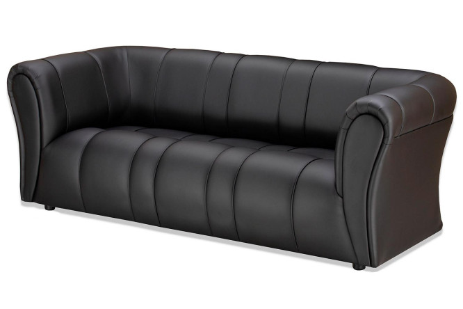 Изображение товара Диван Ригель из искусственной кожи 200х70х86 см достойный комфорт и стиль