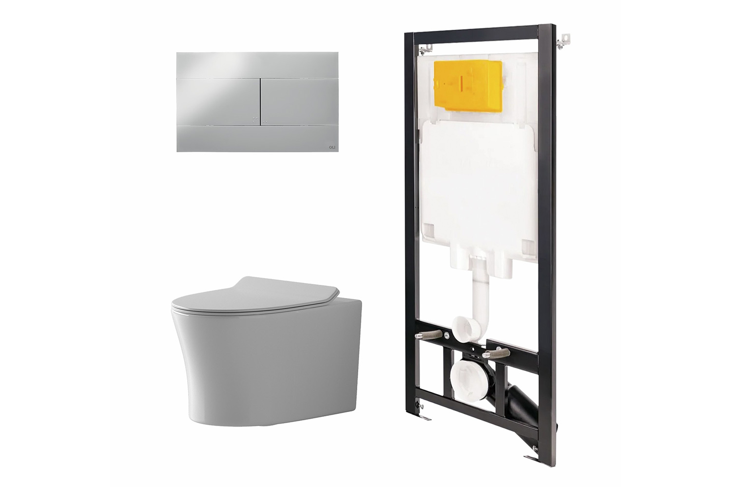 Инсталляция с унитазом и панелью POINT 886914SIOO+PN41711
