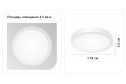 Светильник накладной CITILUX Бейсик 4.5 кв.м., LED, 18 см