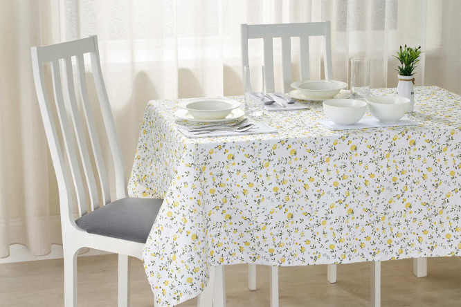 Изображение товара Скатерть HOFF Цветочный луг 145x200 см — стильное хлопковое изделие
