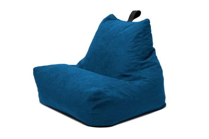 Изображение товара Кресло Леовиль с велюровым чехлом синего цвета