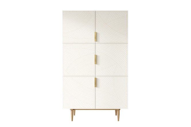 Изображение товара Комод большой Line с 6 дверками - стильный и функциональный