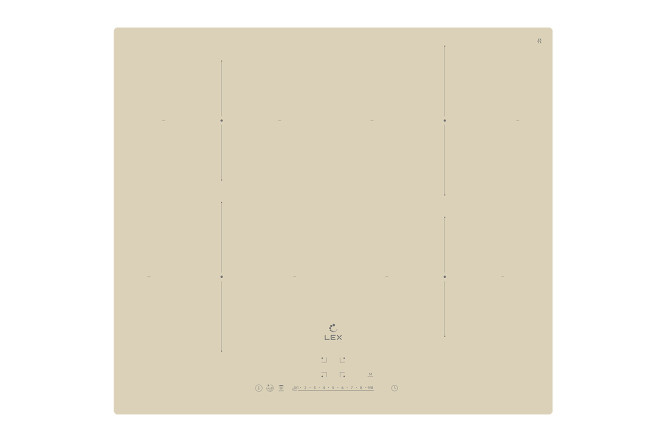 Изображение товара Индукционная варочная панель LEX Evi 640A I IV 59 см стеклокерамика 4 зоны