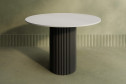 Стол GENGLASS Trubis Wood с трубчатым подстольем 110х75х110 см