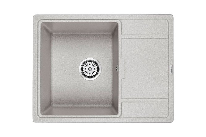 Изображение товара Мойка врезная с крылом PAULMARK Weimar PM216550-GR 65х50х20 см кварцевый композит